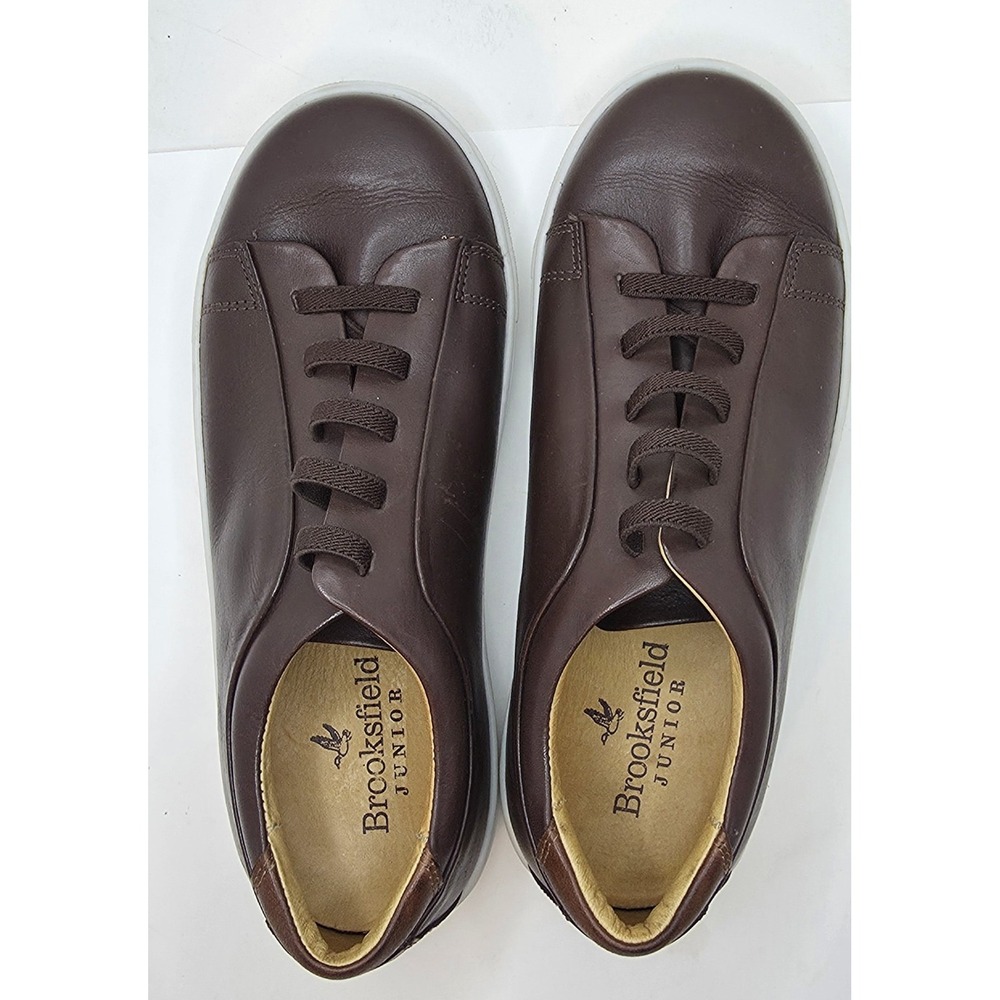 Brooksfield Junior Brown Leather Shoes Sneakers Size 34